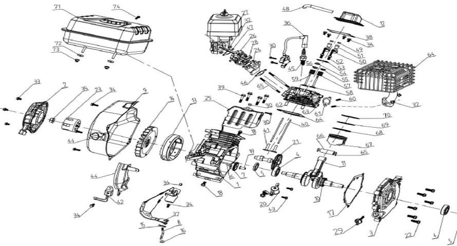 ΑΝΤΑΛΛΑΚΤΙΚΑ ΚΙΝΗΤΗΡΑ ANGELIS 7HP