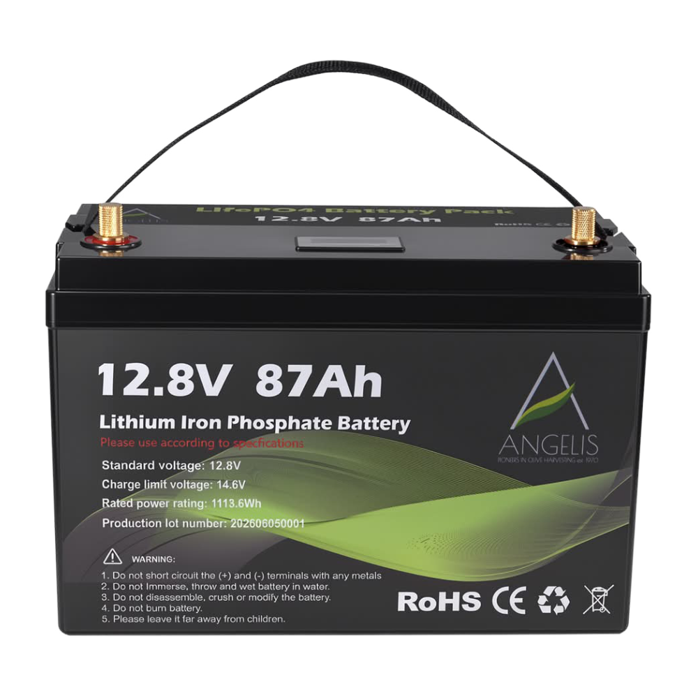 Transparent ΜΠΑΤΑΡΙΑ ΛΙΘΙΟΥ (LiFePO4) ΕΠΙΔΑΠΕΔΙΑ 87AH 12.8V - Image 1